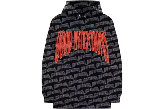 Vlone x Nav "Good Intentions All Over Print" Hoodie