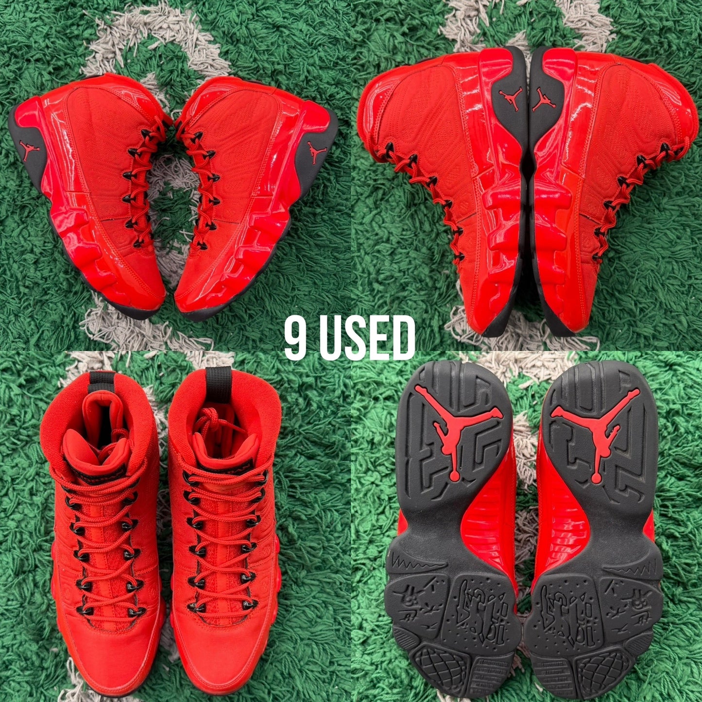 Jordan 9 Retro "Chile Red" USED