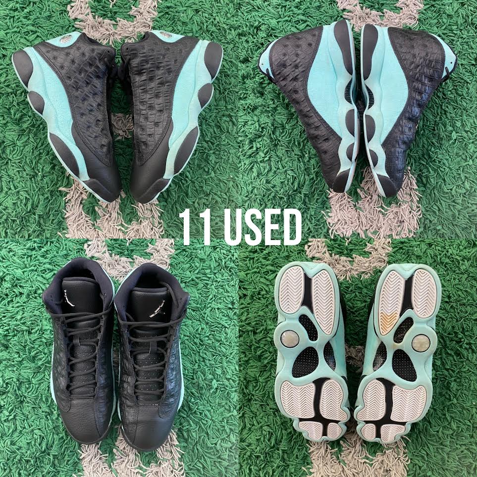 Air Jordan 13 Retro "Black Island Green" USED