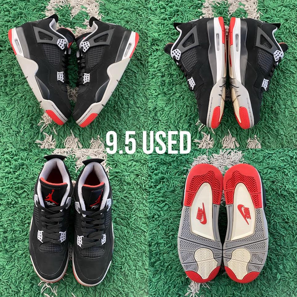 Air Jordan 4 Nike Air “Bred 2019” USED