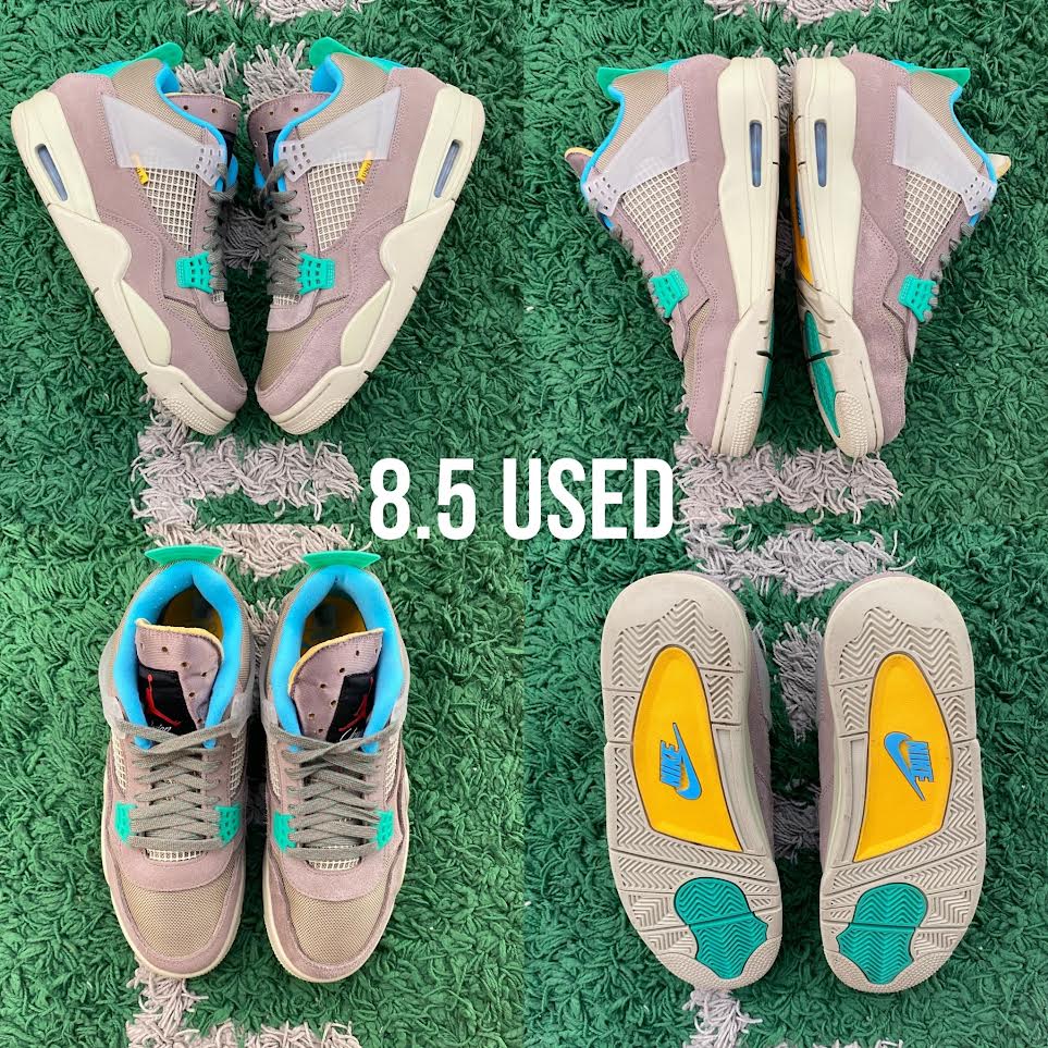 Air Jordan 4 Retro x UNION LA "Taupe Haze” USED