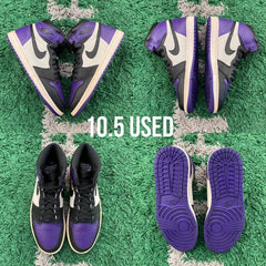 Air Jordan 1 High "Court Purple" USED