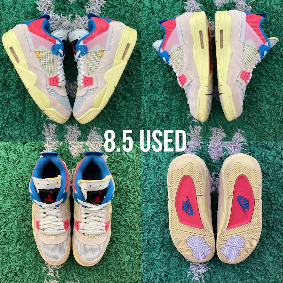 Air Jordan 4 Retro x UNION LA "Guava” USED