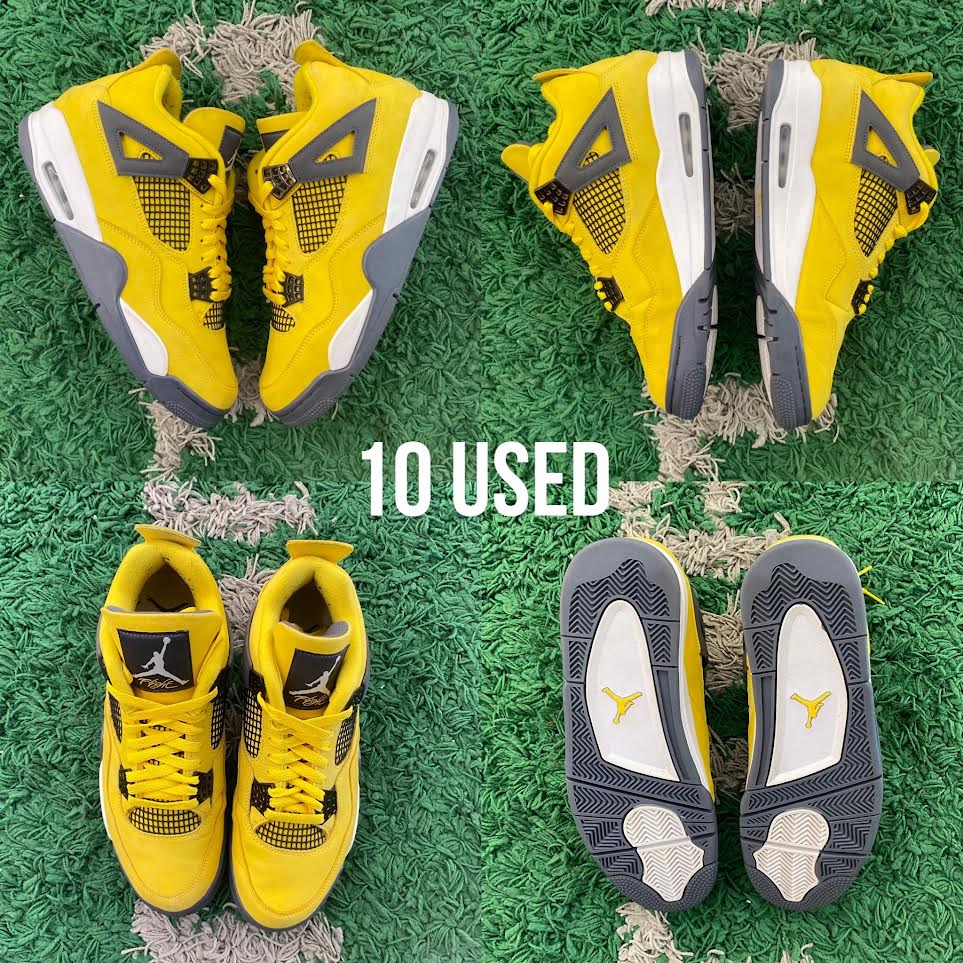 Air Jordan 4 Retro “Lightning 2021” USED