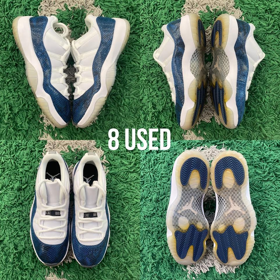 Air Jordan 11 Low "Navy Snakeskin 2019" USED
