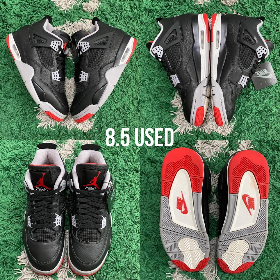 Air Jordan 4 Retro "Bred Reimagined" USED