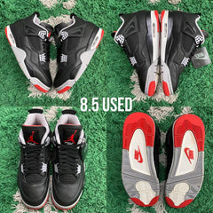 Air Jordan 4 Retro "Bred Reimagined" USED