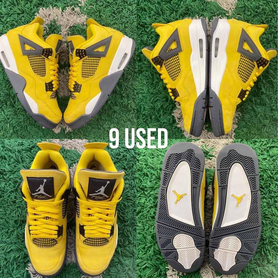 Air Jordan 4 Retro “Lightning 2021” USED