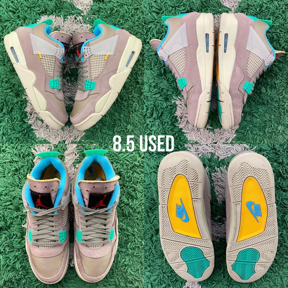 Air Jordan 4 Retro x UNION LA "Taupe Haze” USED