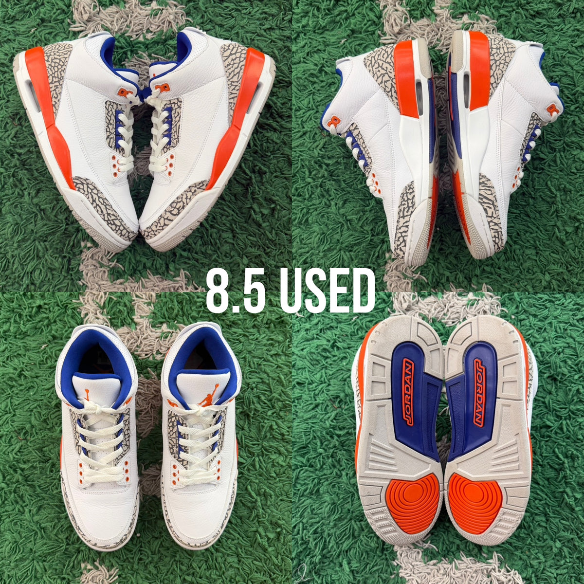 Jordan 3 Retro 'Knicks' USED