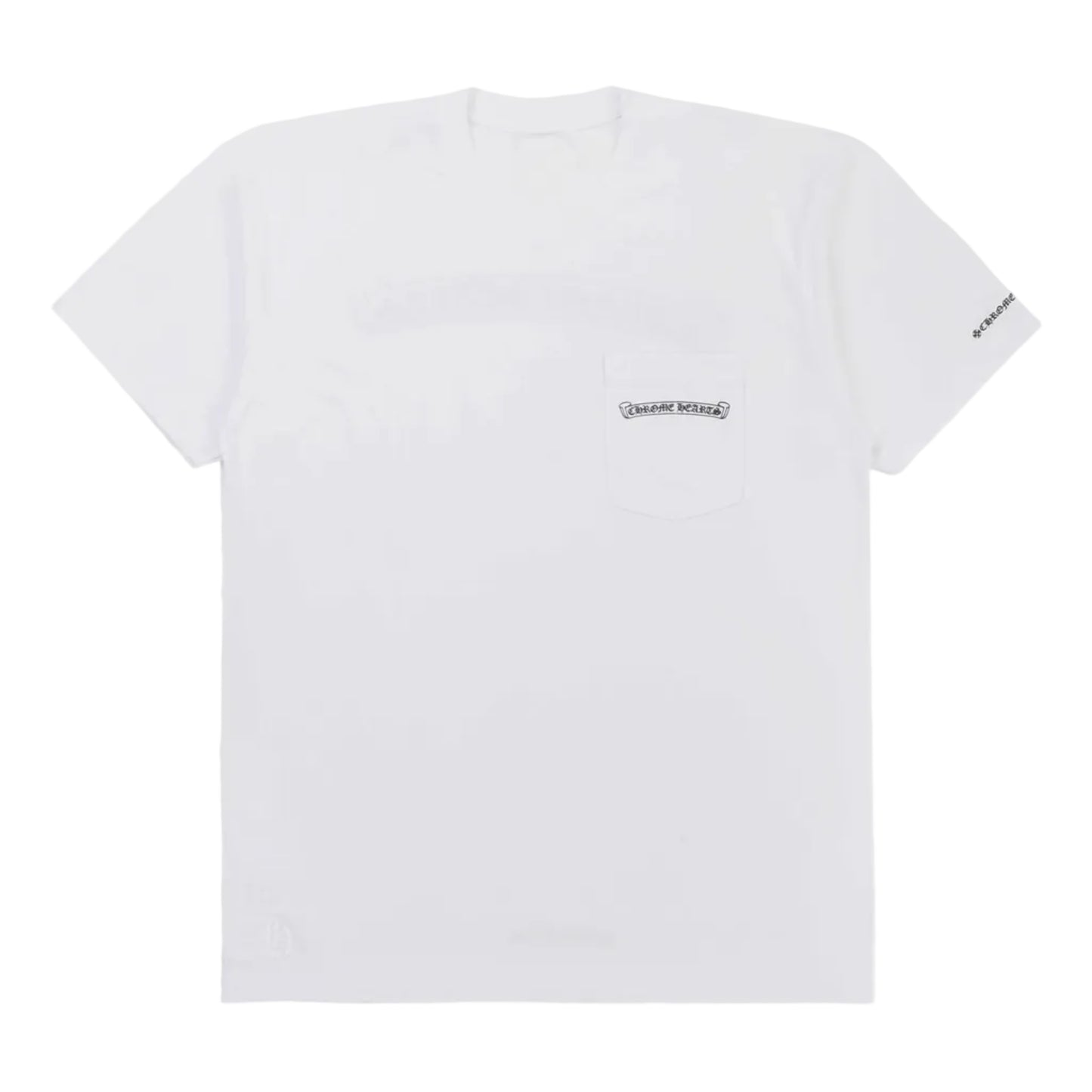 Chrome Hearts 'USA Shoulder Logo' White T-Shirt