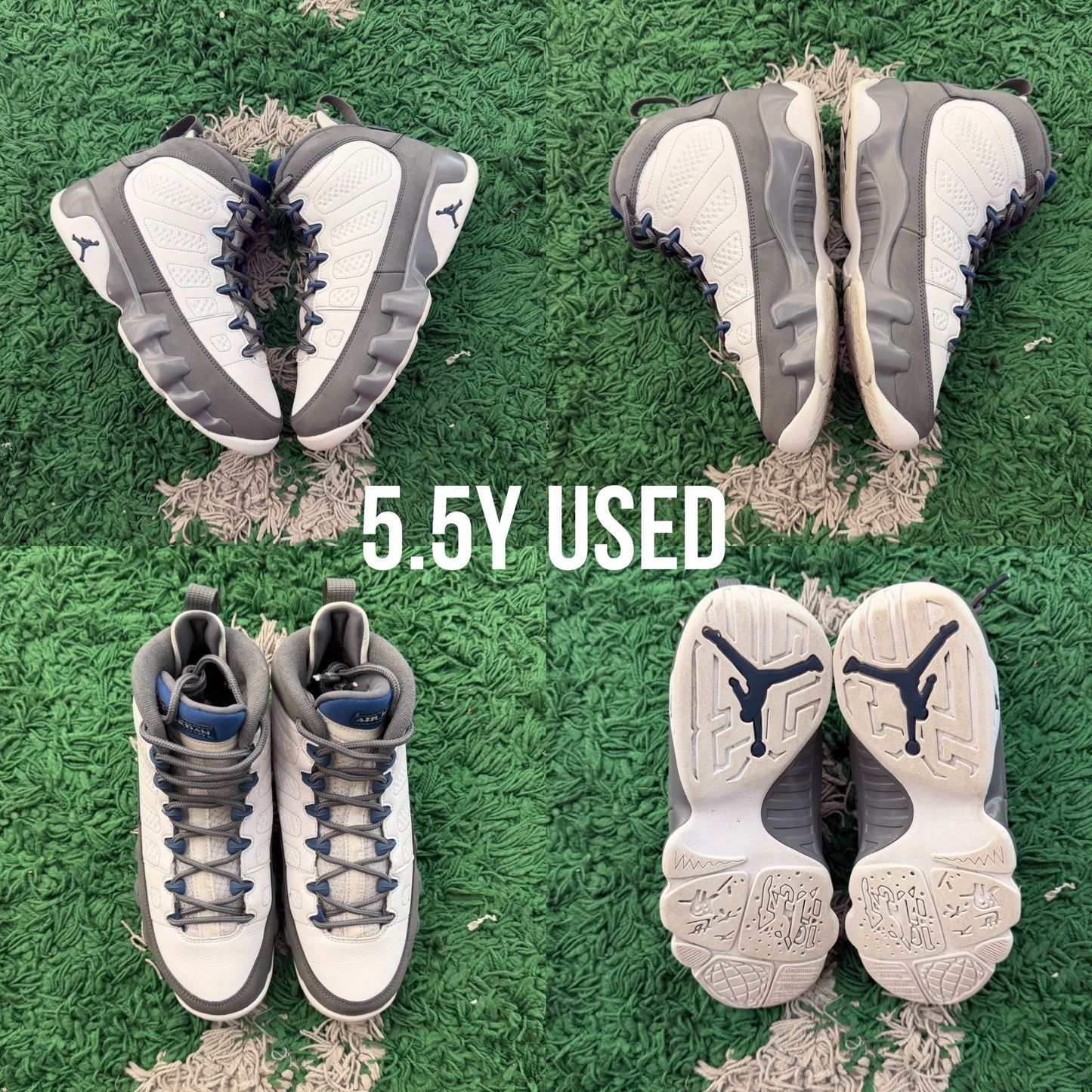 Jordan 9 Retro 'Flint Grey' French Blue (2026) USED