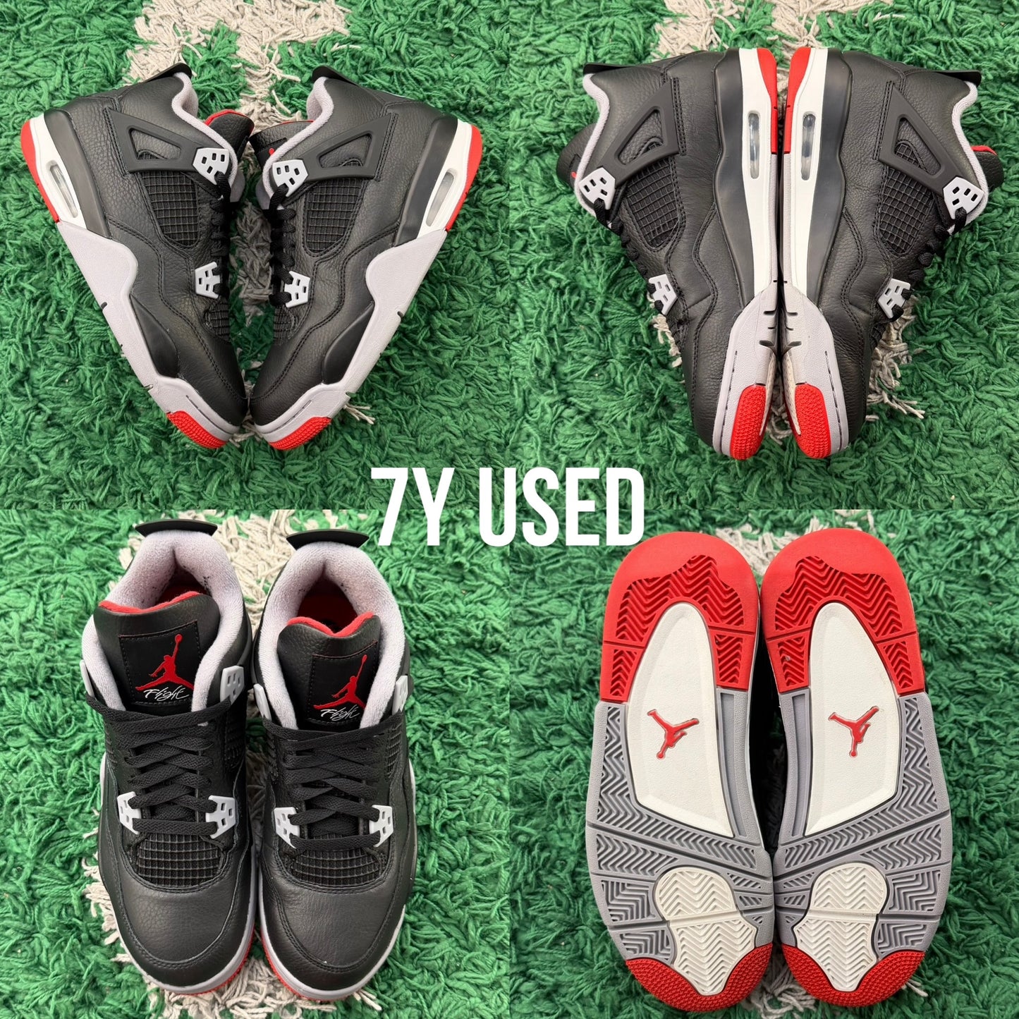 Air Jordan 4 Retro "Bred Reimagined" USED
