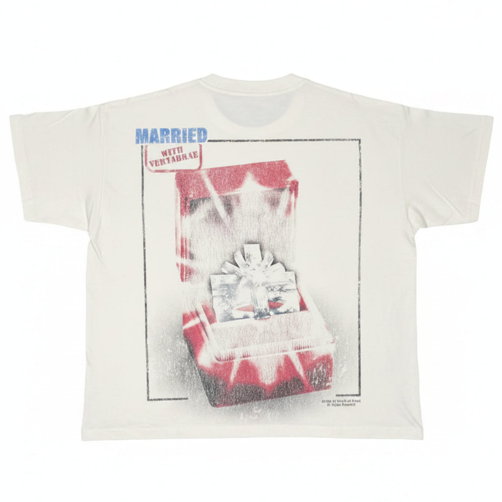 Vertabrae 'Mrs. Verty' Cream T-Shirt