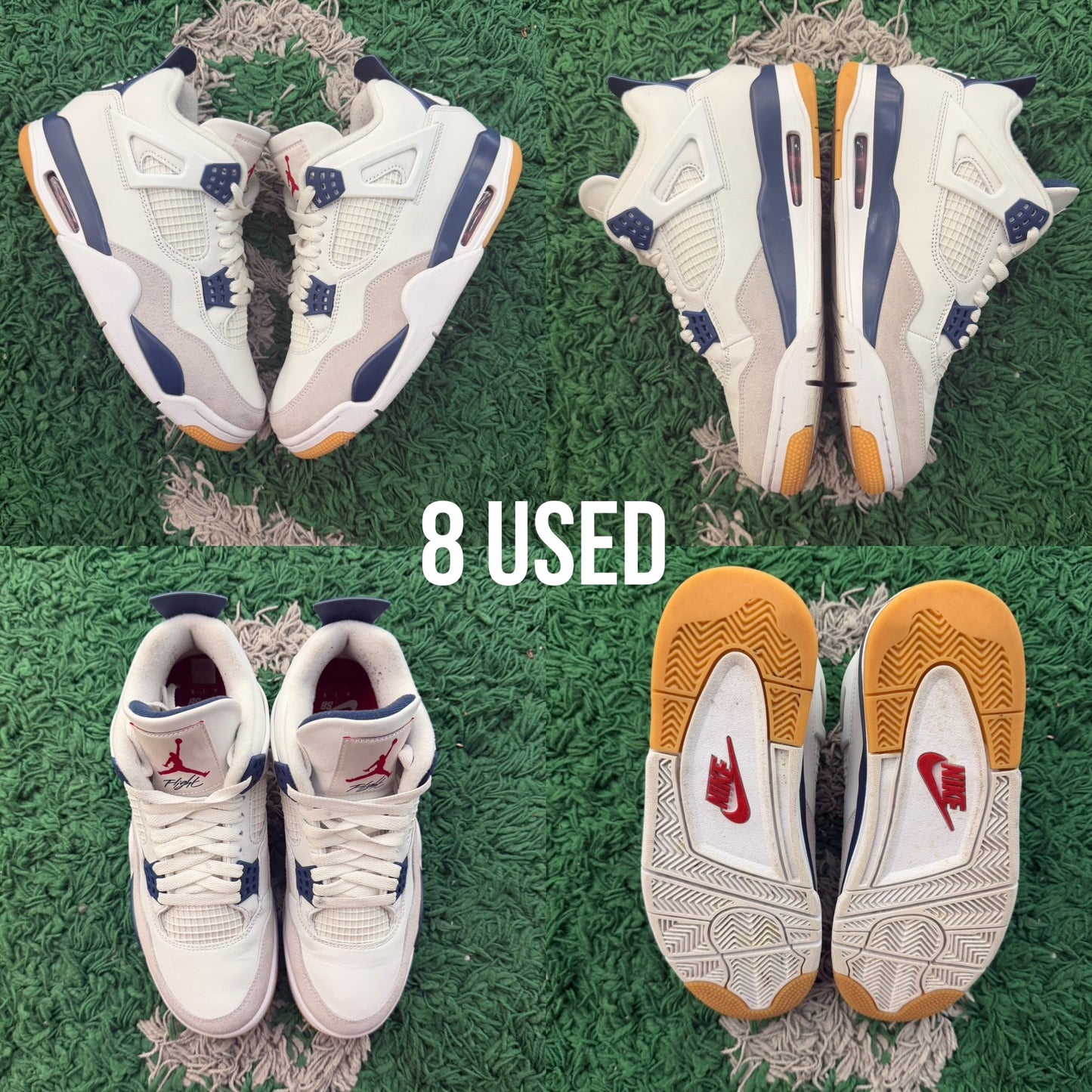 Air Jordan 4 Retro SB "Navy" USED