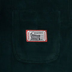 Devá States "Circuit" Green Corduroy Print Pants