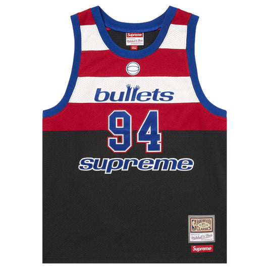 Supreme Mitchell & Ness "Teams Basketball' Black Jersey