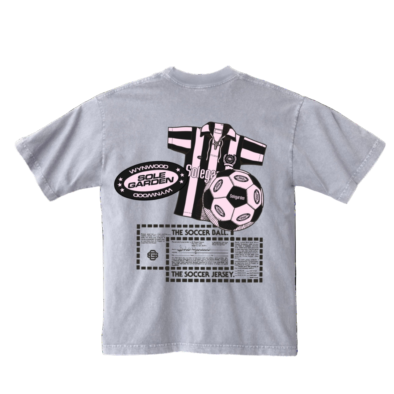 Sole Garden "Sole Garden FC" Grey T-Shirt