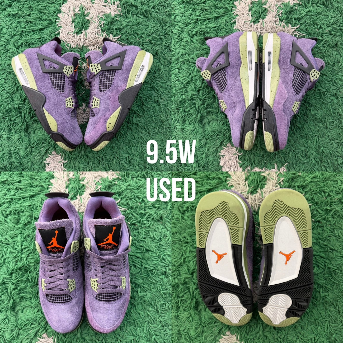 Air Jordan 4 Retro "Canyon Purple" WMNS USED