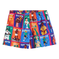 Market Studios "Illustrated Sports Tech" Multi Shorts