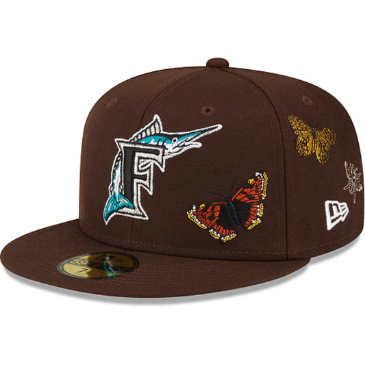 FELT x New Era "Florida Marlins" Brown Fitted