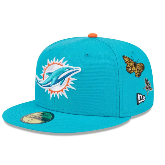 FELT x New Era "Miami Dolphins" Teal Fitted