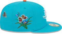 FELT x New Era "Miami Dolphins" Teal Fitted