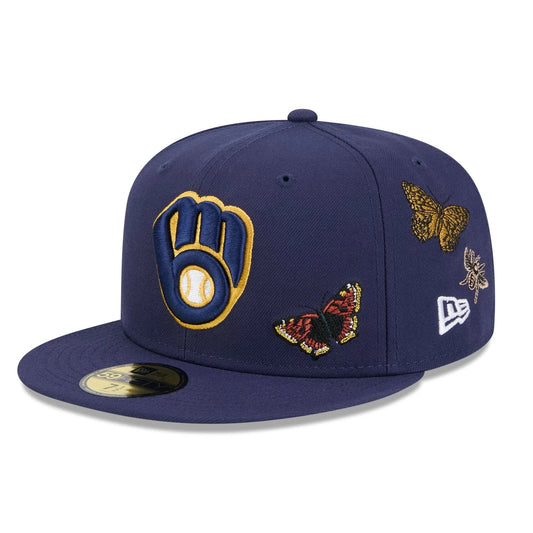 FELT x New Era "Milwaukee Brewers" Navy Fitted