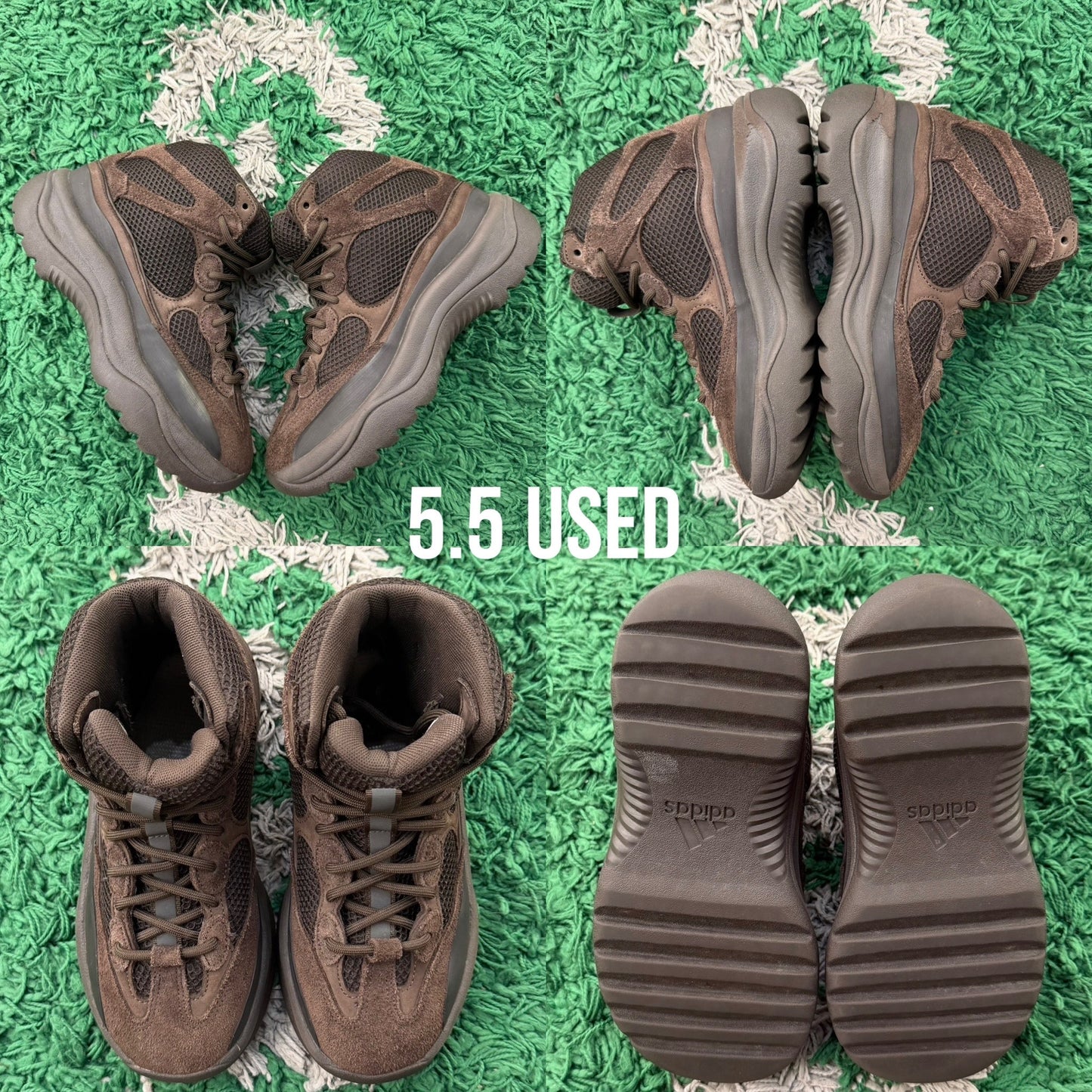 Adidas Yeezy Desert Boot "Oil" USED