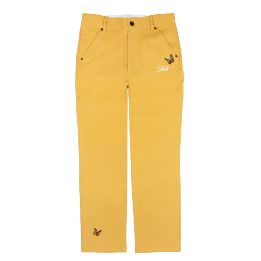 Felt "Butterfly Garden" Yellow Pants