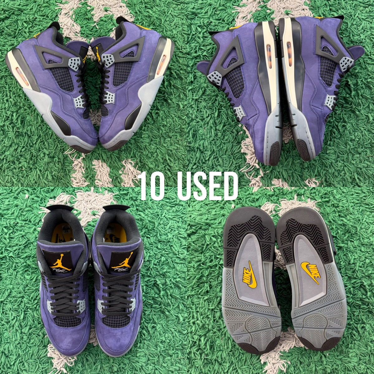 Jordan 4 Retro 'Lakers' USED