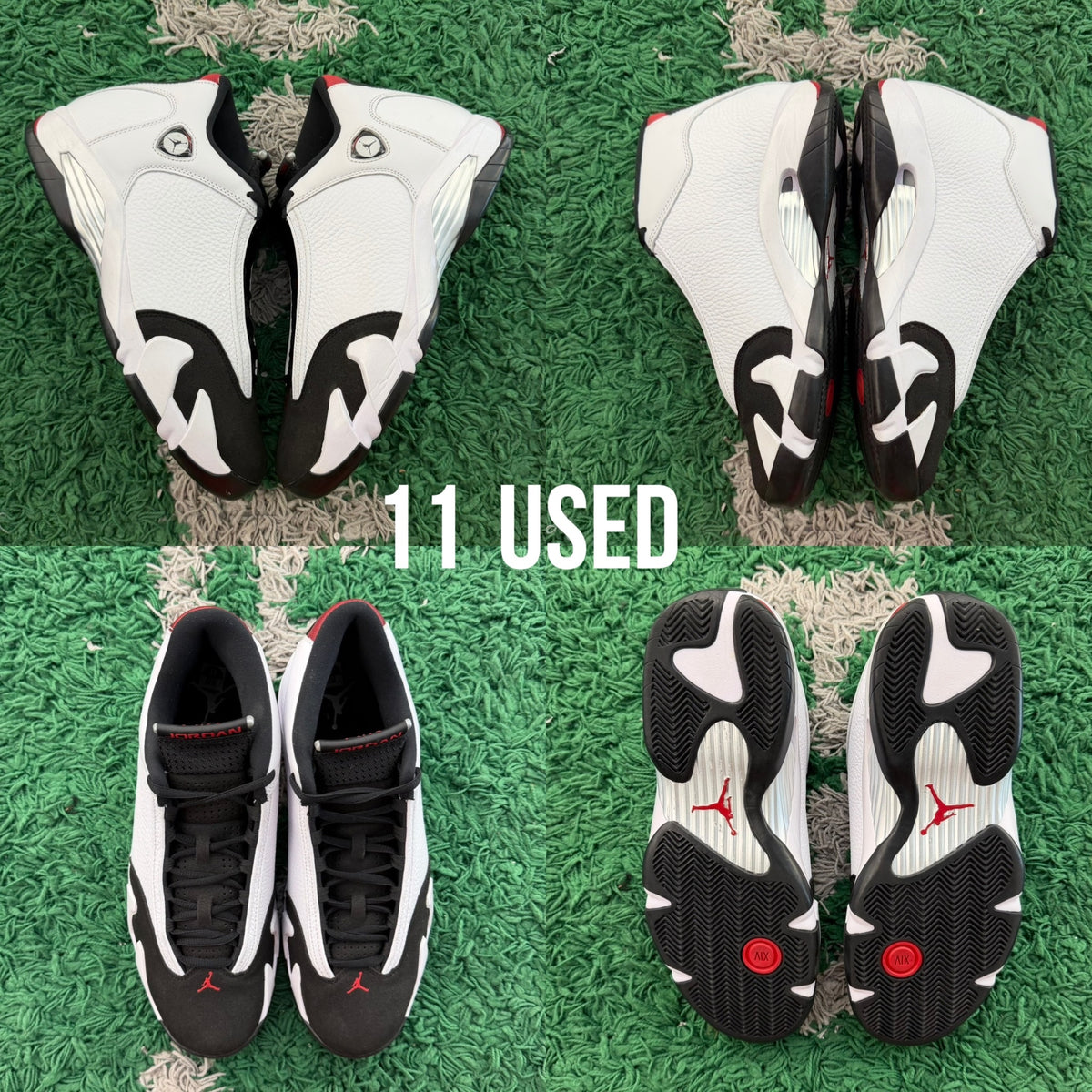 Air Jordan 14 Retro 'Black Toe' 2024 USED