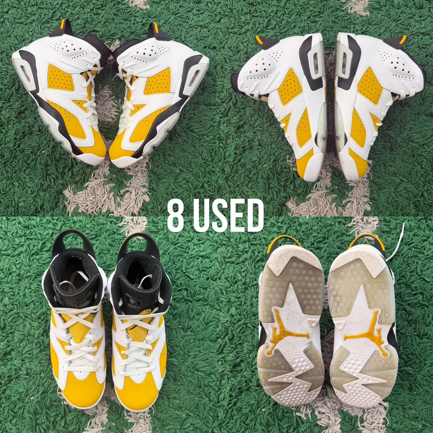 Air Jordan 6 Retro "Yellow Ochre" USED