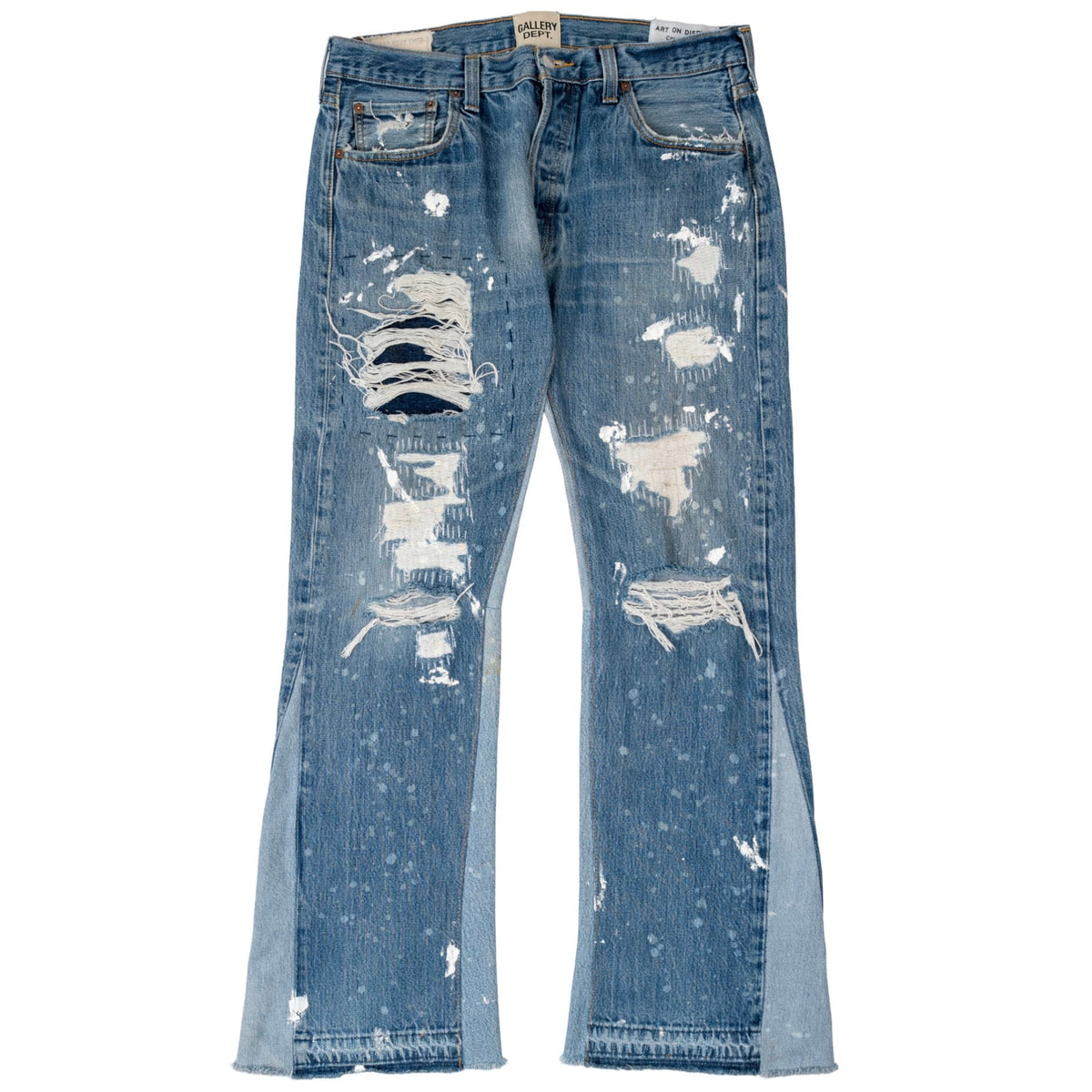 Gallery Dept. 'Indiana Flare' Vintage Wash Indigo Jeans