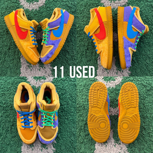 Nike Dunk Low Cactus Plant Flea Market 'Swamp Sponge Psychic Purple' USED