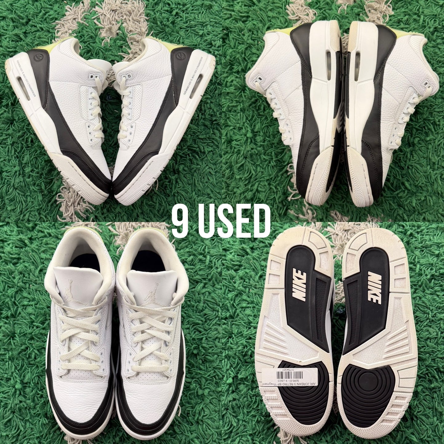 AIR JORDAN 3 RETRO SP "Fragment" USED