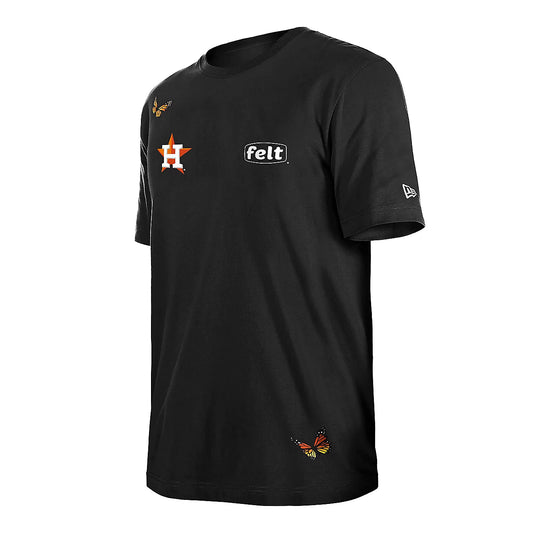 FELT x New Era "Houston Astros" Black Tee