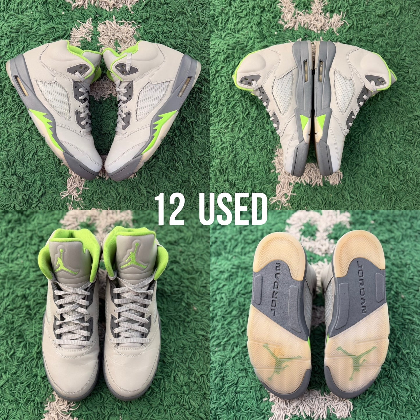 Air Jordan 5 Retro “Green Bean” USED