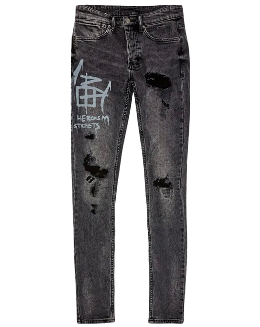 Ksubi Van 'Winkle Tagged Black' Jeans