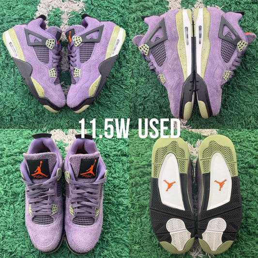 Air Jordan 4 Retro "Canyon Purple" WMNS USED