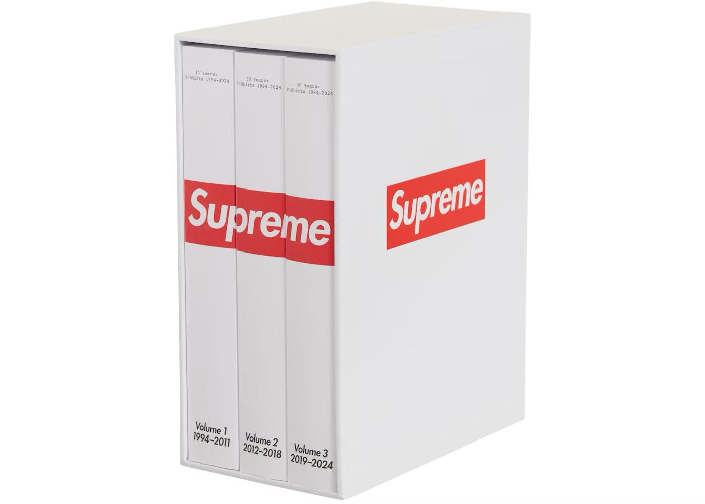 Supreme "30 Years: T-Shirts 1994-2024 3Pk Book Set