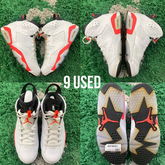 Air Jordan 6 "Infrared White 2013" USED