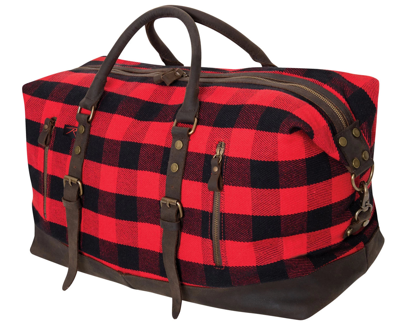 Rothco 'Red Plaid' Extended Weekender Bag
