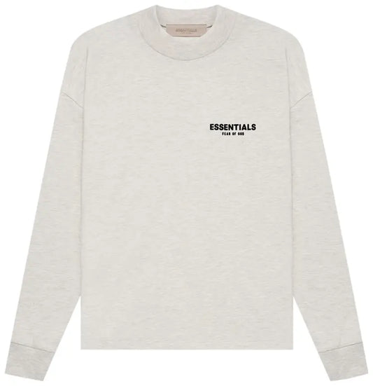 Fear of God Essentials Tee 'Light Oatmeal' Long-Sleeve