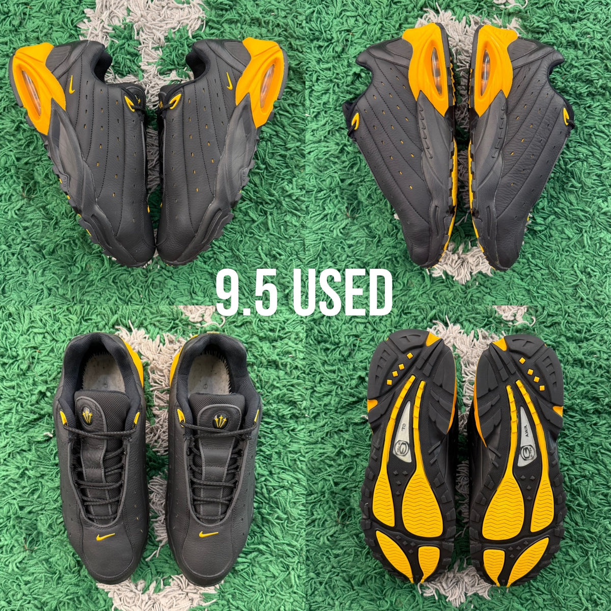 Nike Hot Step Air Terra Drake “Black Yellow NOCTA” USED