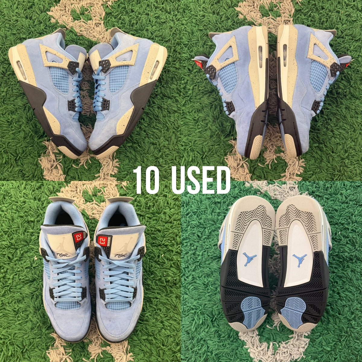 Air Jordan 4 Retro 'University Blue' USED