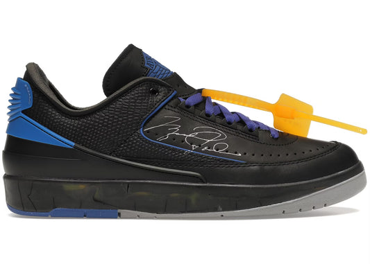 Jordan 2 Retro Low SP Off-White "Black Blue"