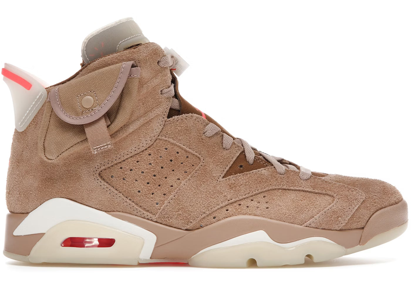 Air Jordan 6 Retro x Travis Scott "British Khaki”