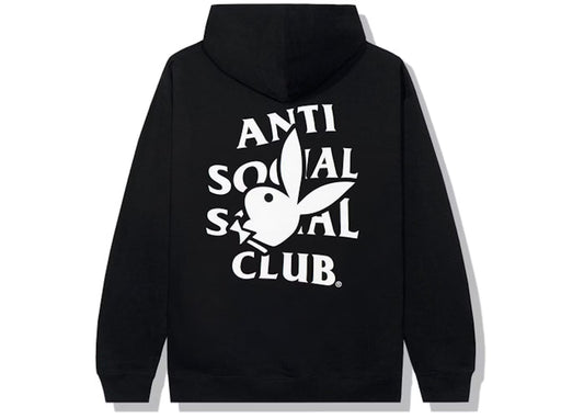 Anti Social Social Club “Playboy Bunny” Black Hoodie