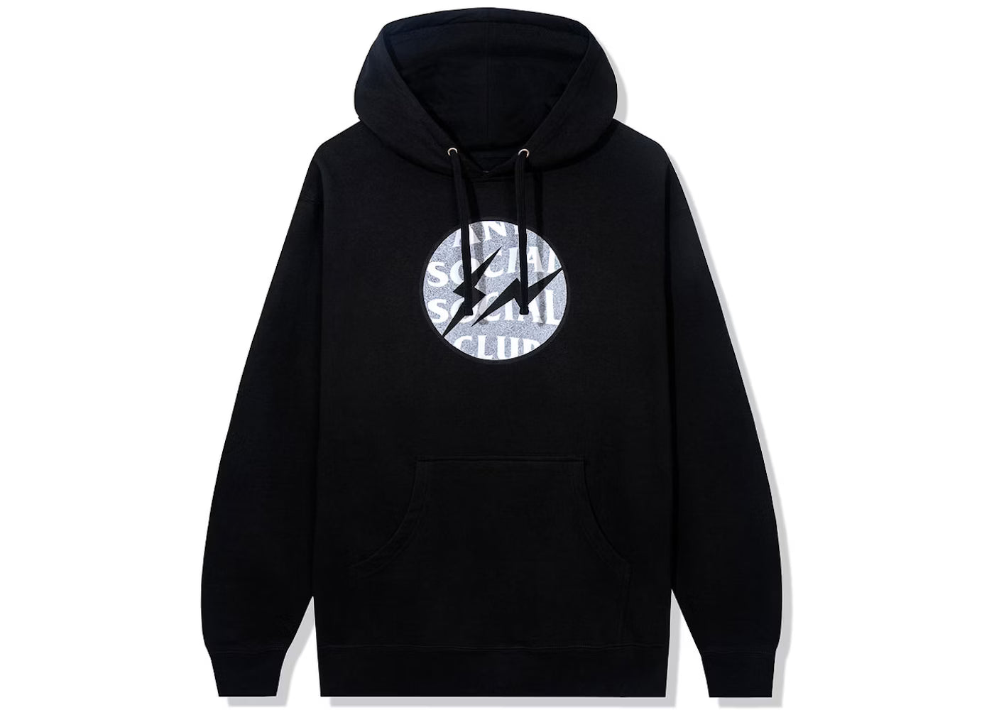 Anti Social Social Club x Fragment "Called Interference" Black Hoodie